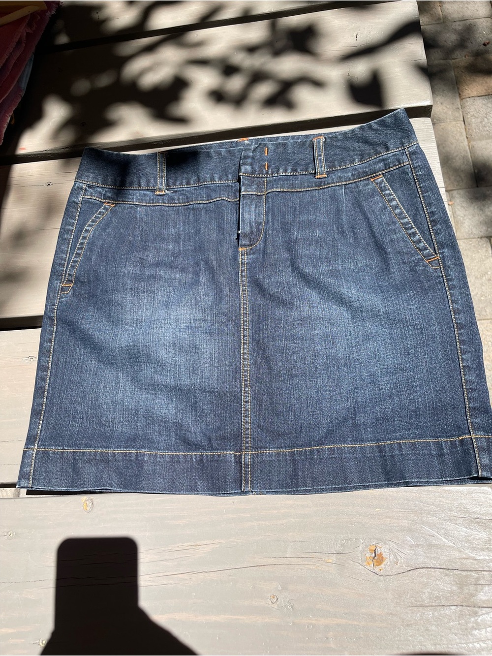 Tommy Hilfiger Dark Blue Denim Mini Skirt